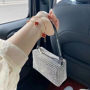 Alexander Wang heiress rhinestone mess pouch